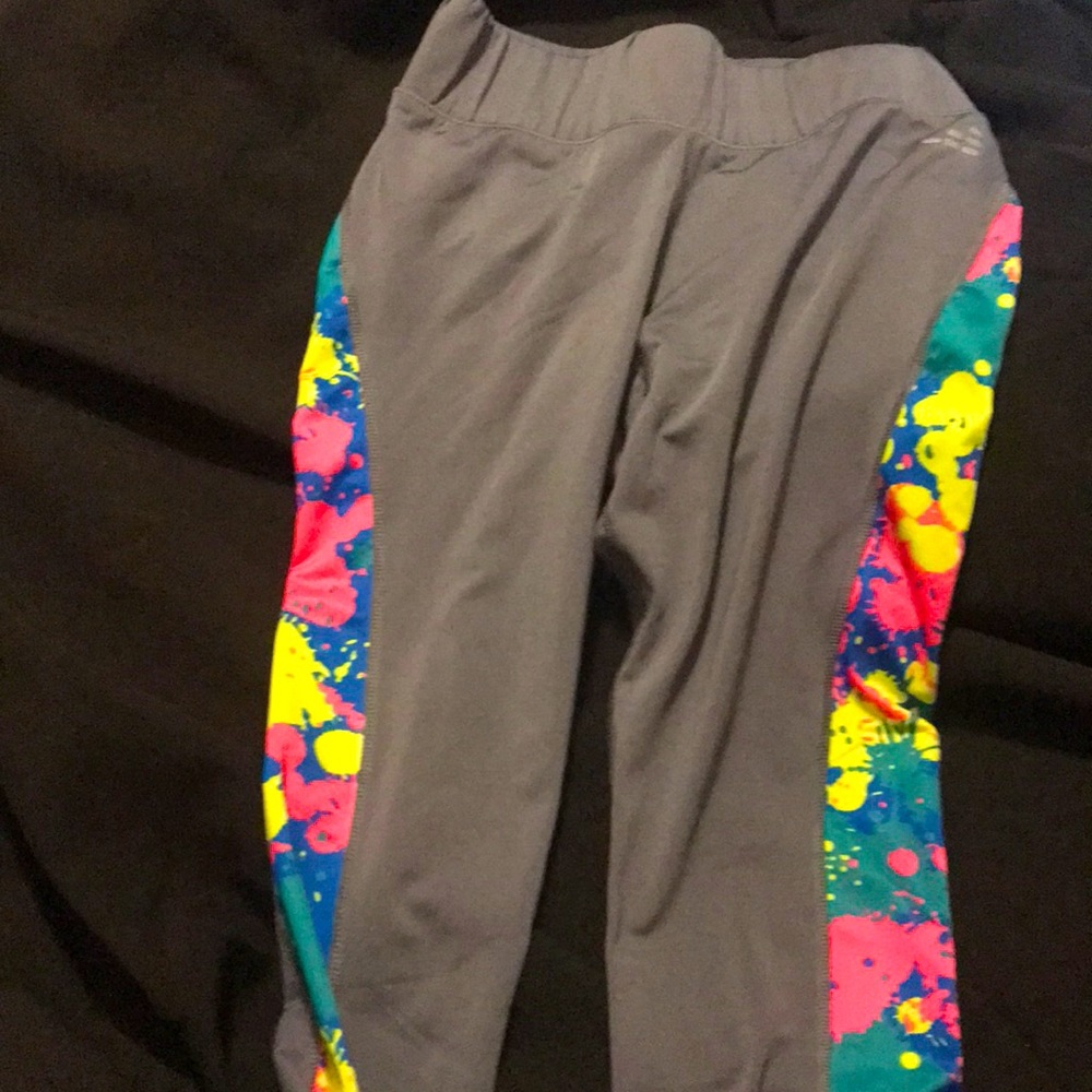 Rainbow gray yoga pants